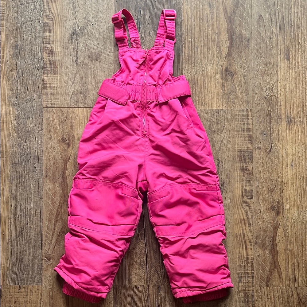 Cat & Jack Bright Pink Kids Snow Bib